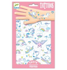 Набір для творчості Djeco Наклейки на тіло Єдиноріг (DJ09575)