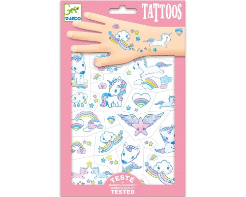 Набір для творчості Djeco Наклейки на тіло Єдиноріг (DJ09575)