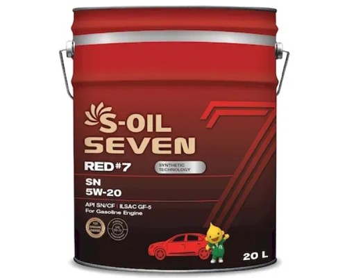 Моторна олива S-OIL SEVEN RED 7 SN 5W-20, 20л (SRSN52020)