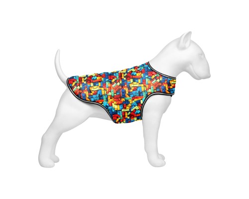 Курточка для тварин WAUDOG Clothes Накидка Блоки L (505-4056)
