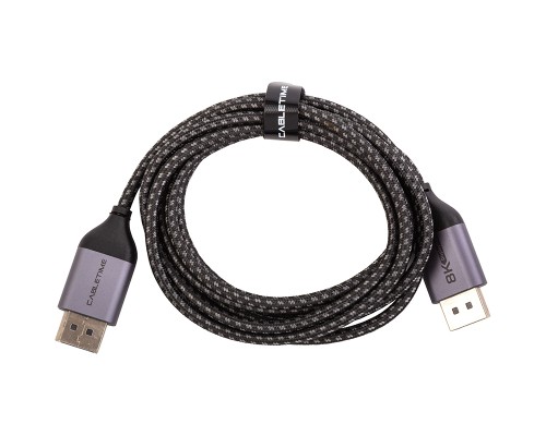 Кабель мультимедійний DisplayPort to DisplayPort 2.0m V1.4 Cabletime (CA914647)