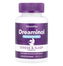 Вітамінно-мінеральний комплекс Natures Plus Комплекс для зняття стресу, без мелатоніну, Stress & Sleep Com (NAP-47593)