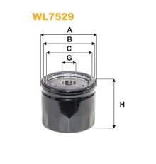 Фільтр масляний Wixfiltron WL7529