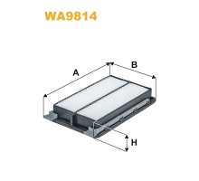 Повітряний фільтр для автомобіля Wixfiltron WA9814
