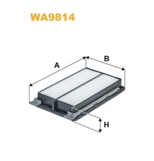Повітряний фільтр для автомобіля Wixfiltron WA9814