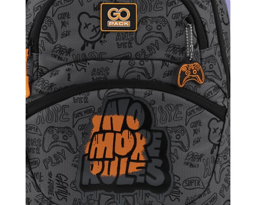 Рюкзак шкільний GoPack Education 175M-5 No More Rules (GO25-175M-5)