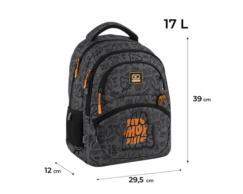Рюкзак шкільний GoPack Education 175M-5 No More Rules (GO25-175M-5)