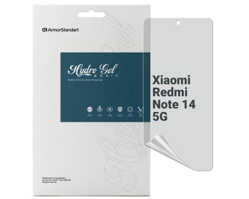Плівка захисна Armorstandart Matte Xiaomi Redmi Note 14 5G (ARM79656)