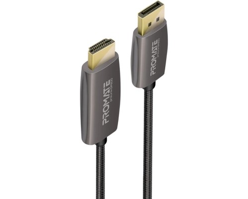 Кабель мультимедійний DisplayPort to HDMI prolink-dp200.black Promate (prolink-dp200.black)