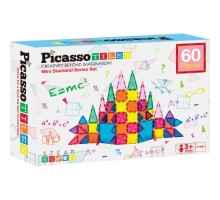 Конструктор Picasso магнітний Tiles Mini Diamond Series Set 60 деталей (817338022303)