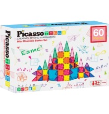 Конструктор Picasso магнітний Tiles Mini Diamond Series Set 60 деталей (817338022303)