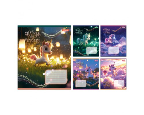 Зошит 1 вересня Unicorn А5 12 аркушів лінія (768128)