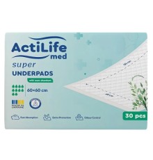 Пелюшки для малюків ActiLife Med Super 60 х 60, 30 шт (4820174981501)