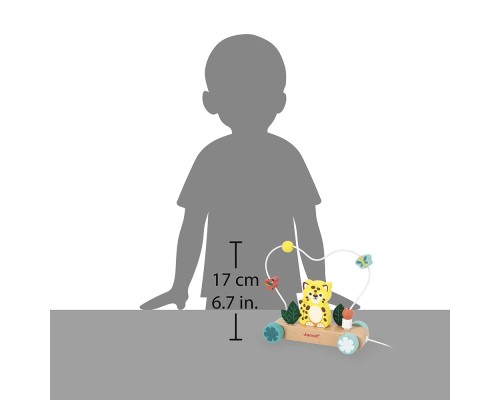 Розвиваюча іграшка Janod Ягуар тропік (J08281)