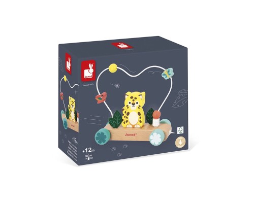 Розвиваюча іграшка Janod Ягуар тропік (J08281)