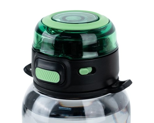 Поїльник-непроливайка Kite 700 мл, чорно-зелена (K25-1218-2)