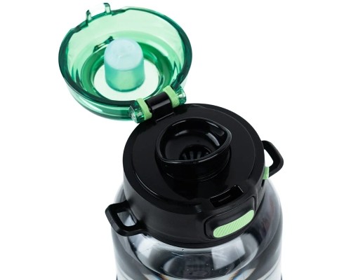 Поїльник-непроливайка Kite 700 мл, чорно-зелена (K25-1218-2)