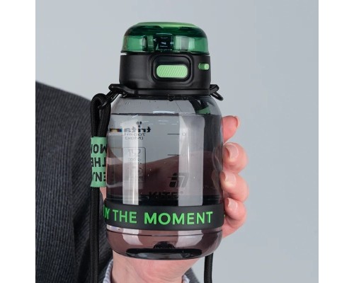 Поїльник-непроливайка Kite 700 мл, чорно-зелена (K25-1218-2)