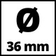 Шланг для будівельного пилососа Einhell преміум, надміцний, 3м (2362005)
