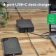 Зарядний пристрій Trust Maxo 4xUSB-C PD240W GaN Black (25413_TRUST)