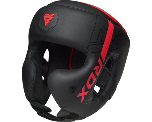 Боксерський шолом RDX F6 Kara Matte Red S (HGR-F6MR-S)