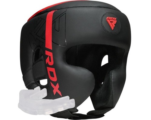 Боксерський шолом RDX F6 Kara Matte Red S (HGR-F6MR-S)