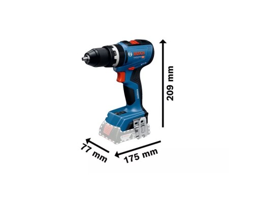 Шуруповерт Bosch Professional GSB 18V-65 18В 2х2Агод 3165Нм 0-2100обхв ЗП GAL18V-20 кейс 1.12 (0.601.9N3.100)