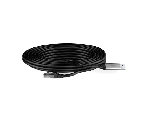 Дата кабель USB AM to RJ45 Ethernet 2.0m CAT6A S/FTP 1Gbps LSZH Digitus (AK-300600-020-S)