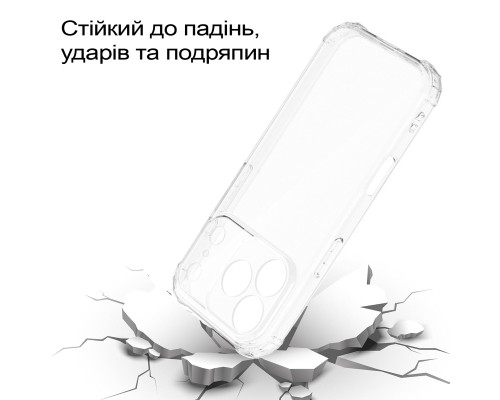 Чохол до мобільного телефона BeCover Anti-Shock Apple iPhone 17 Pro Clear (713797)