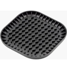 Універсальний посуд для тварин Fiboo Fiboowl килимок для злизування ласощів та їжі, S чорний (FIB0208)