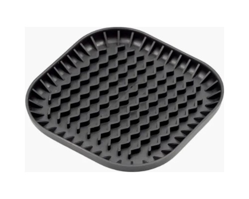 Універсальний посуд для тварин Fiboo Fiboowl килимок для злизування ласощів та їжі, S чорний (FIB0208)