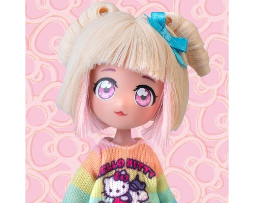 Лялька 4SF Manga Dolls Hello Kitty Стильна Цукерочка-єдиноріг (HKTF2000)