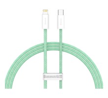 Дата кабель USB-C to Lightning 2.0m 20W green Baseus (CALD000106)