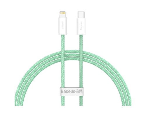 Дата кабель USB-C to Lightning 2.0m 20W green Baseus (CALD000106)