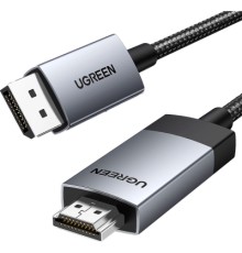 Кабель мультимедійний DisplayPort M to HDMI M 1.0m V2.0 4K60Hz DP119 black Ugreen (15773)