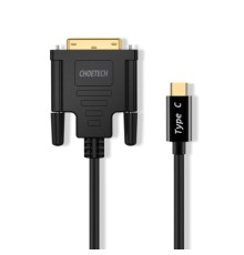 Кабель мультимедійний USB-C to DVI M 1.8m black Choetech (XCD-0018-BK)