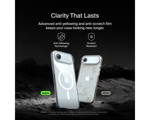 Чохол до мобільного телефона Belkin Magnetic Protective Clear iPhone Air (MSA033HQCL)