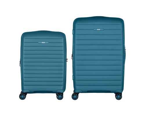 Набір валіз 2E Aero (M+S), сині (2E-SPP-AERO-SET2-TB)