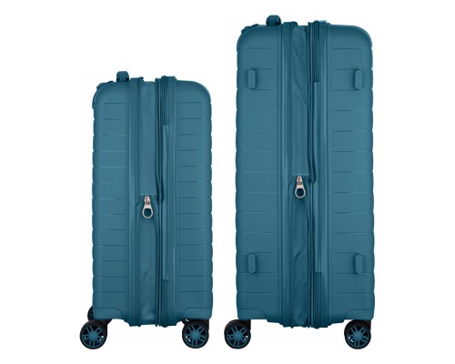 Набір валіз 2E Aero (M+S), сині (2E-SPP-AERO-SET2-TB)