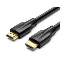 Кабель мультимедійний HDMI Male to Male 8K HD Cable 10M Black VENTION (AANBL)