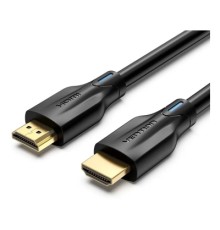 Кабель мультимедійний HDMI Male to Male 8K HD Cable 10M Black VENTION (AANBL)