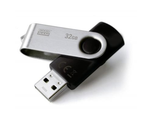 USB флеш накопичувач Goodram 32GB UTS2 (Twister) Black USB 2.0 (UTS2-0320K0R11) 