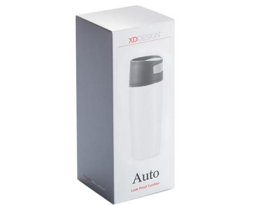 Термокружка XD Modo Авто 400 мл белая (P432.453)
