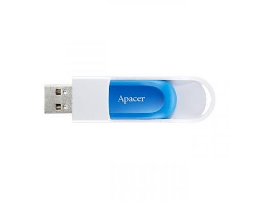 USB флеш накопичувач Apacer 64GB AH23A White USB 2.0 (AP64GAH23AW-1) 