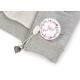 Кофта дитяча Haknur на блискавки з хутряним капюшоном (6943-68G-gray)