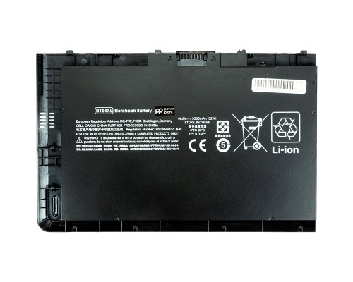 Акумулятор до ноутбука HP EliteBook Folio 9470m (BT04XL, HP9470PB) 14.8V 3500mAh PowerPlant (NB460670) 