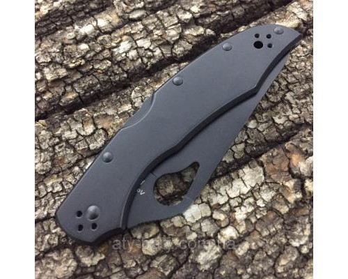 Ніж Spyderco Byrd Cara Cara 2 Black, полусеррейтор (BY03BKPS2)