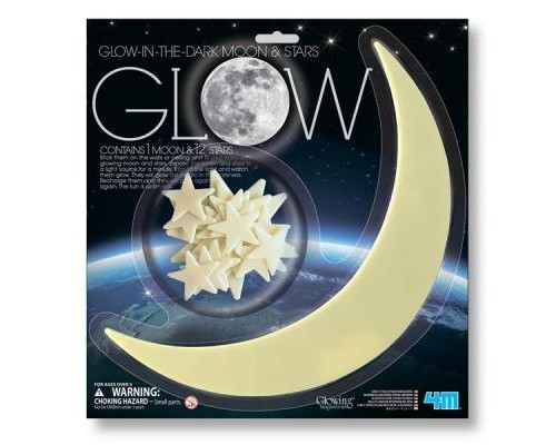 Ігровий набір 4М Сяючі наклейки Місяць і зірки, 13 шт (00-05215)