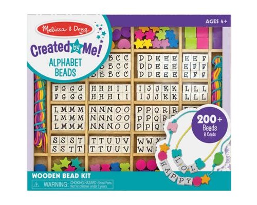 Набір для творчості Melissa&Doug Набір бусин Алфавіт (MD13774)