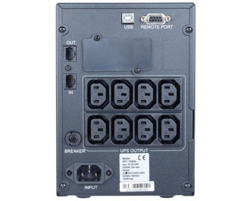 Пристрій безперебійного живлення Powercom SPT-1500-II LCD Powercom (SPT.1500.II.LCD)
